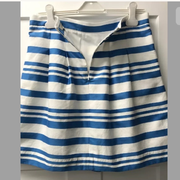 LOFT Women’s Full/Circle Striped Skirt Size 6 - Picture 5 of 8